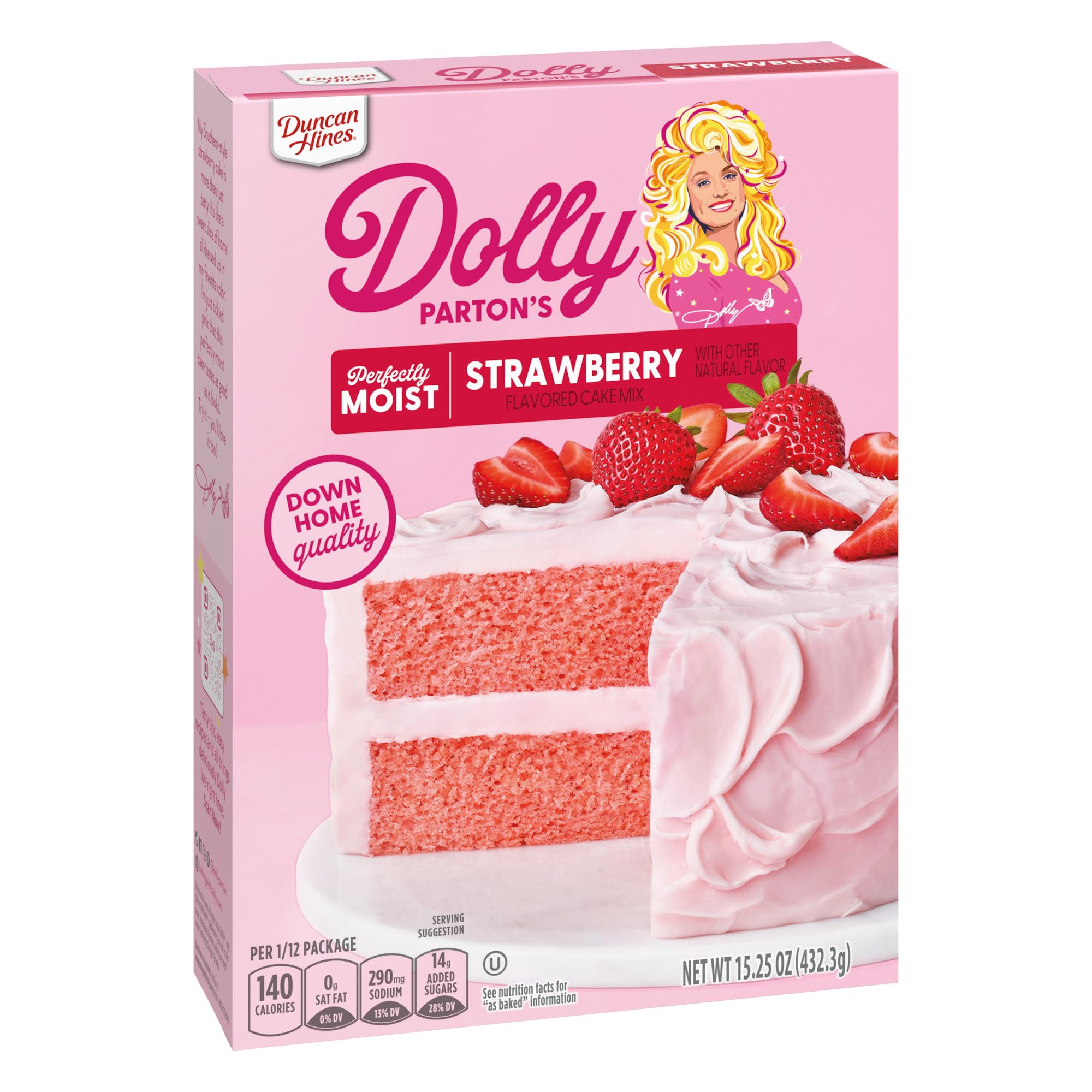 Amazon.com : Duncan Hines Dolly Parton's Strawberry Flavored Cake